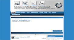 Desktop Screenshot of kathkirche-nf.de